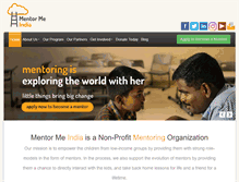 Tablet Screenshot of mentormeindia.org